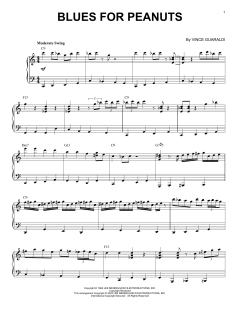 Blues For Peanuts [Jazz version] von Vince Guaraldi (Download) 