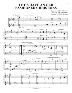 Let's Have An Old Fashioned Christmas von Joe Solomon (Download) 