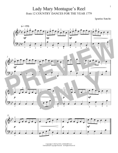 Lady Mary Montague's Reel von Ignatius Sancho (Download) 