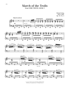 March Of The Trolls, Op. 54, No. 3 von Edvard Grieg (Download) 