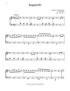 Bagatelle, Op. 119, No. 1 (Download) 