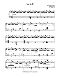 Prelude, Op. 12, No. 7 (Download) 