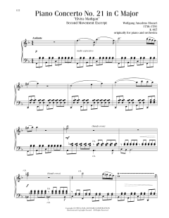 Piano Concerto No. 21 In C Major (Download) 
