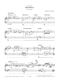 Sestina (Download) 