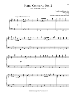 Piano Concerto No. 2 In G Major, Op. 44, First Movement Excerpt (Download) 