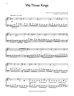 We Three Kings Of Orient Are von John H. Jr. Hopkins (Download) 