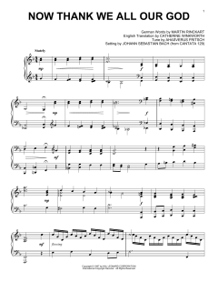 Now Thank We All Our God von Martin Rinckart (Download) 