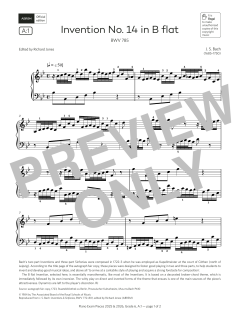 Invention No. 14 in B flat (Download) 