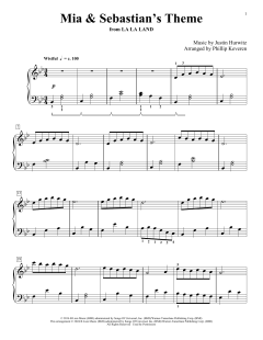 Mia & Sebastian's Theme von Justin Hurwitz (Download) 