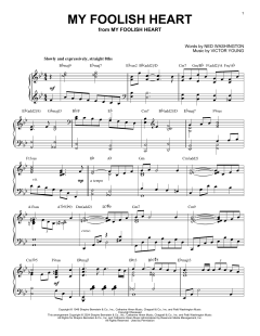 My Foolish Heart von Victor Young (Download) 