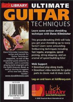 Lick Library: Ultimate Guitar Techniques von Dave Kilminster 