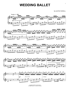 Wedding Ballet von Austin Farwell (Download) 
