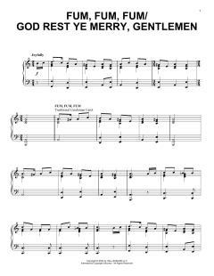 Fum, Fum, Fum/God Rest Ye Merry, Gentlemen Christmas Medley von Traditional English Carol (Download) 