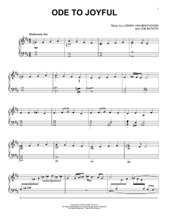Ode To Joyful von Ludwig van Beethoven (Download) 