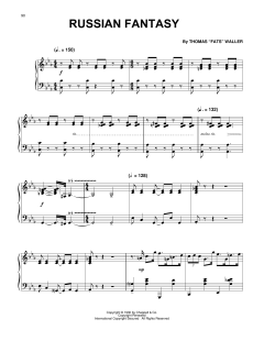 Russian Fantasy von Thomas "Fats" Waller (Download) 