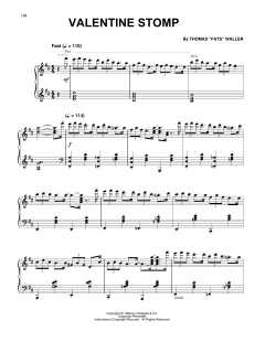 Valentine Stomp von Thomas "Fats" Waller (Download) 