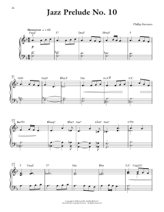 Jazz Prelude No. 10 von Phillip Keveren (Download) 