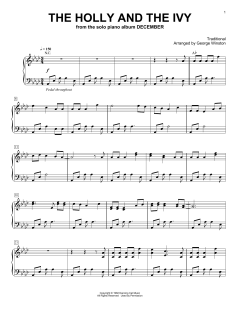 The Holly And The Ivy von George Winston (Download) 
