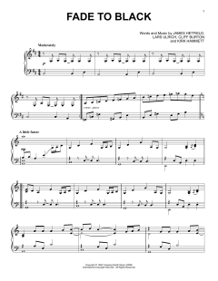 Fade To Black von Metallica (Download) 
