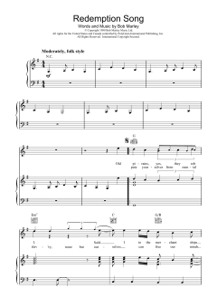 Redemption Song von Johann Sebastian Bach (Download) 