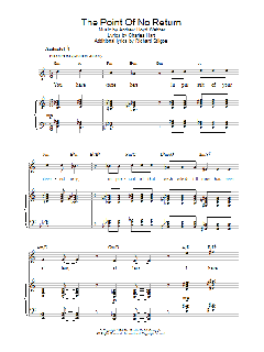 The Point Of No Return von Andrew Lloyd Webber (Download) 