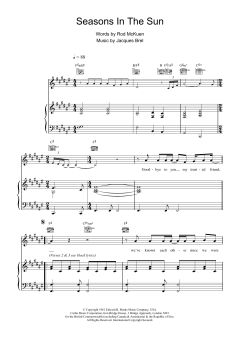 Seasons In The Sun von Westlife (Download) 