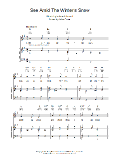 See Amid The Winter's Snow von Edward Caswall (Download) 