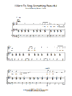 I Want To Sing Something Beautiful von Richard Thomas (Download) 