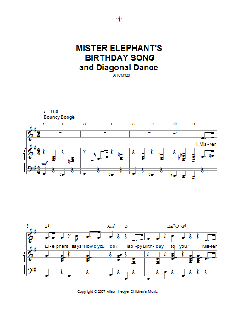 Mister Elephant's Birthday Song And Diagonal Dance von Danny Elfman (Download) 