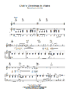 Child's Christmas In Wales von William Boyce (Download) 