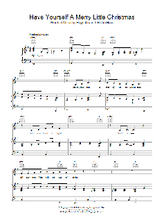 Have Yourself A Merry Little Christmas von Bob Dylan (Download) 
