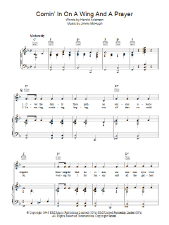 Comin' In On A Wing And A Prayer von Jimmy McHugh (Download) 