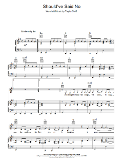 Should've Said No von Taylor Swift (Download) 