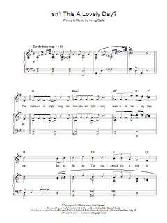 Isn't This A Lovely Day? von Top Hat Cast (Download) 