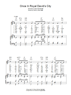 Once In Royal David's City von Traditional Carol (Download) 