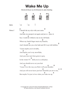Wake Me Up von Ed Sheeran (Download) 