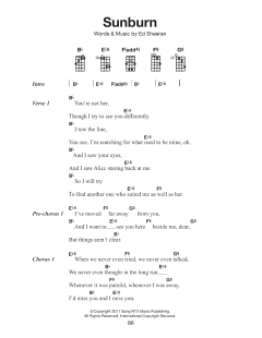 Sunburn von Ed Sheeran (Download) 