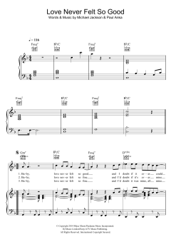 Love Never Felt So Good von Michael Jackson (Download) 
