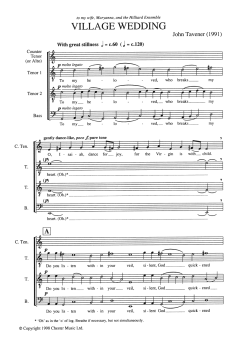 Village Wedding von John Tavener (Download) 