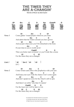 The Times They Are A-Changin' von Bob Dylan (Download) 