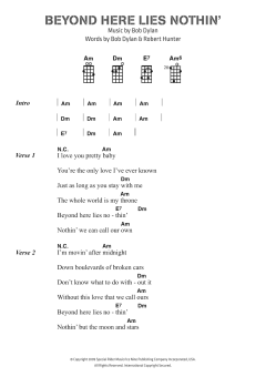 Beyond Here Lies Nothin' von Bob Dylan (Download) 