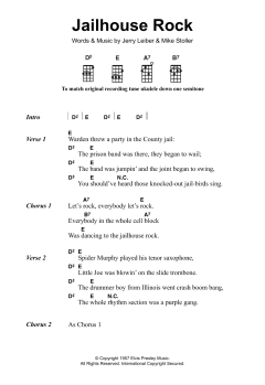 Jailhouse Rock von Elvis Presley (Download) 