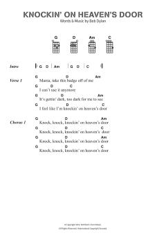 Knockin' On Heaven's Door von Bob Dylan (Download) 
