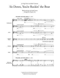 Sit Down, You're Rockin' The Boat von Frank Loesser (Download) 