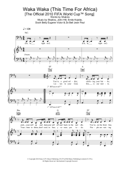 Waka Waka (This Time For Africa) (featuring Freshlyground) von Shakira (Download) 