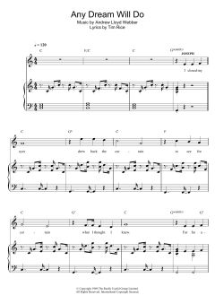 Any Dream Will Do von Andrew Lloyd Webber (Download) 