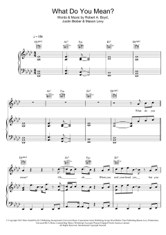 What Do You Mean? von Justin Bieber (Download) 