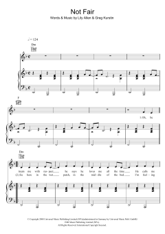 Not Fair von Lily Allen (Download) 