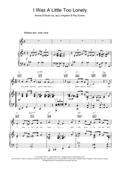 I Was A Little Too Lonely von Nat King Cole (Download) 