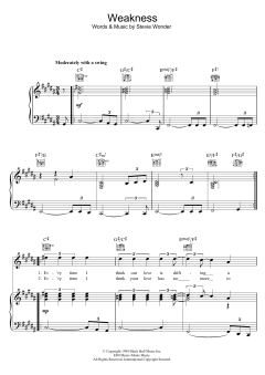 Weakness von Stevie Wonder (Download) 